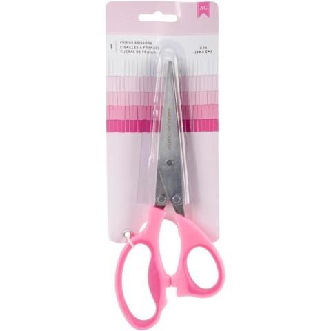 Ножницы фрезальные Fringe Scissors - Pink- 5 лезвий