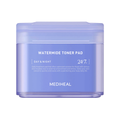 Mediheal Watermide Moisture Toner Pad интенсивно увлажняющие тонер-пэды с ледниковой водой и мочевиной