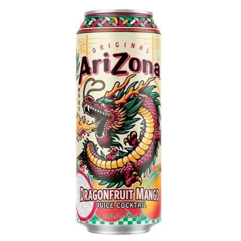 Холодный чай Аризона драконий фрукт и манго Arizona, 650 мл