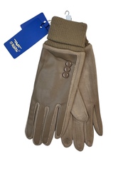 Перчатки. Женские. Материал верха: Эко кожа+ Спандекс. 12 шт в упаковке, разные цвета.