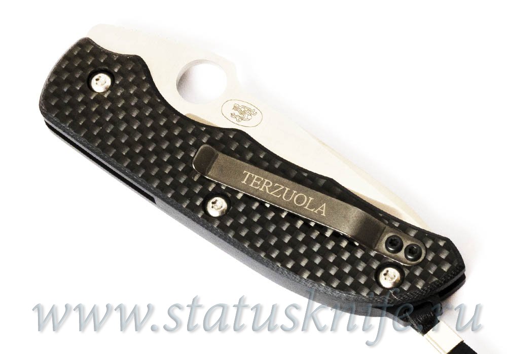 Нож Spyderco C131CFP Terzuola Slipit S30V CF