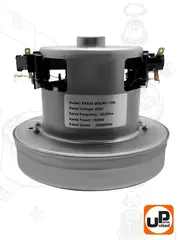 Двигатель электрический UNITED PARTS для пылесоса d135мм, высота 121мм, 1600Вт, 30000 об/мин.