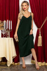 Платье-комбинация Сила притяжения (зеленое) П14480-7М LT Collection