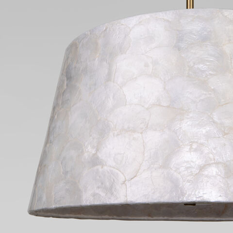 Подвесной светильник Eurosvet 101013/5 латунь/перламутр