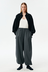 Шаровары шерстяные серые