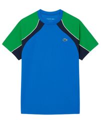 Теннисная футболка Lacoste Ultra Dry Colour-Block Tennis