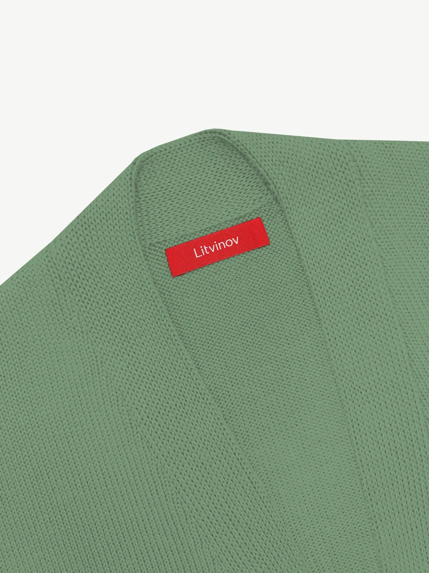 Кардиган с планкой из мягкой шерсти