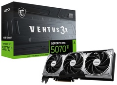 Видеокарта MSI GeForce RTX 5070 Ti 16G VENTUS 3X OC (G507T-16V3C) 16 Гб