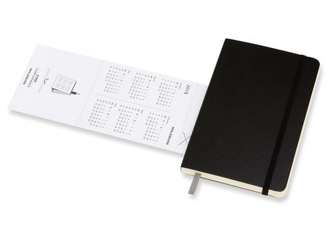 Еженедельник Moleskine Academic Wknt PKS, цвет черный