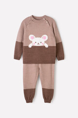 комплект  для девочки  К 863/ш/бежевый