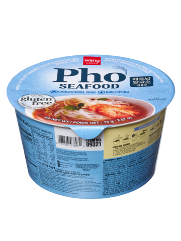 РИСОВАЯ ЛАПША БЫСТРОГО ПРИГОТОВЛЕНИЯ СО ВКУСОМ МОРЕПРОДУКТОВ «PHO SEAFOOD» , 73 г
