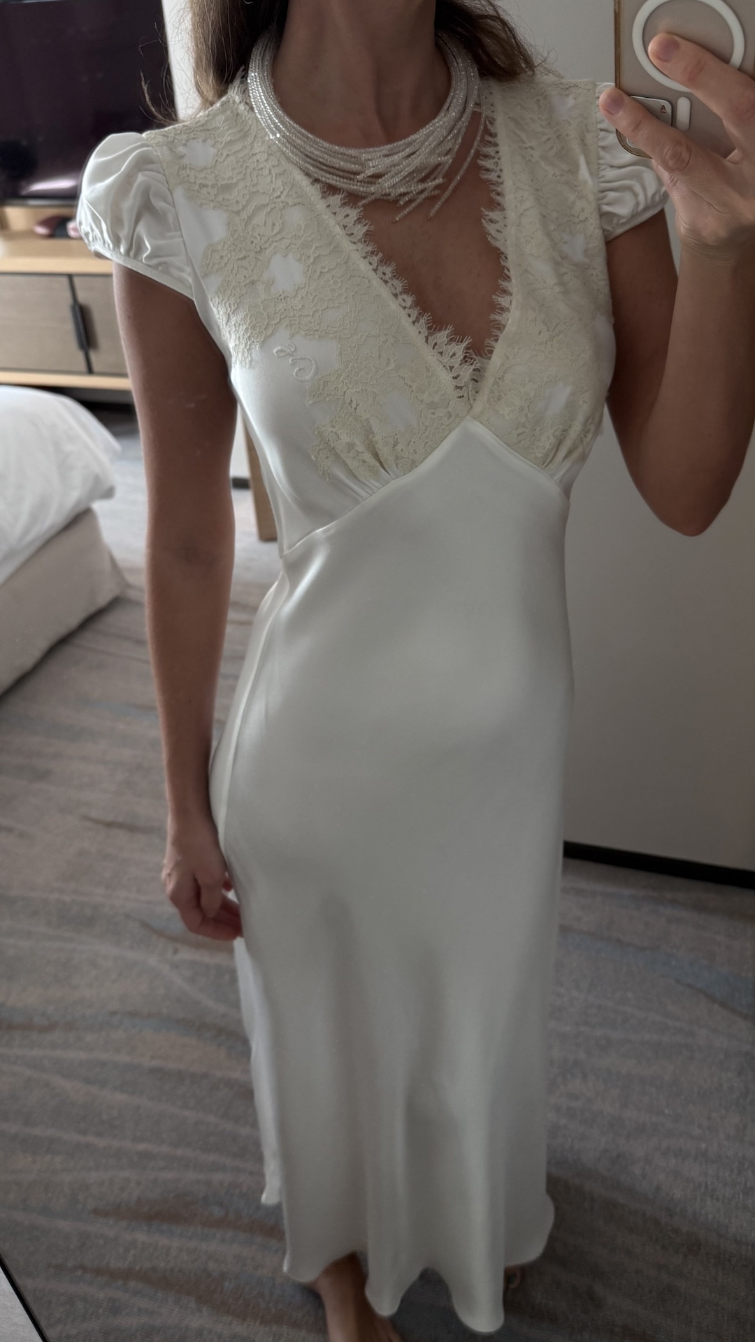 Платье в винтажном стиле сшитое вручную