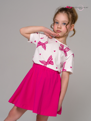 Костюм Мальвина SG алые бантики-фуксия