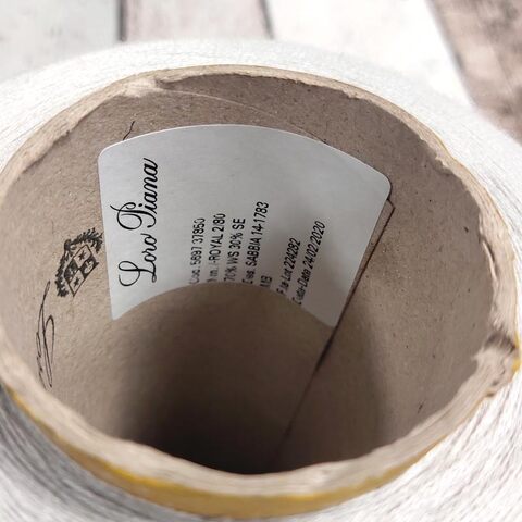 Кашемир с шелком LORO PIANA ROYAL 2/80 жемчужно-серый