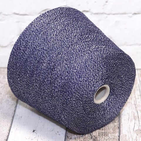 Лен с кашемиром (5%) и шелком (10%) Filati Naturali REGALE CHINE 2/28 бело-синий