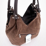 Сумка Саломея 101 эко-замша шоколад