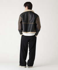 Куртка Alpha Industries Faux Leather B-3 Mod Jacket Espresso (Коричневый)