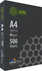 Бумага Cactus CS-LPA490500 A4 марка A/90г/м2/500л./белый CIE170% для лазерной печати