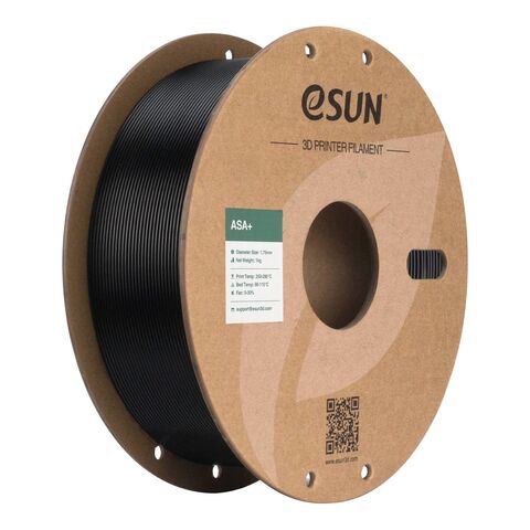 Пластик для 3D-печати eSUN ASA+, 1,75 мм, 1 кг, чёрный, ASA+175B1Y1