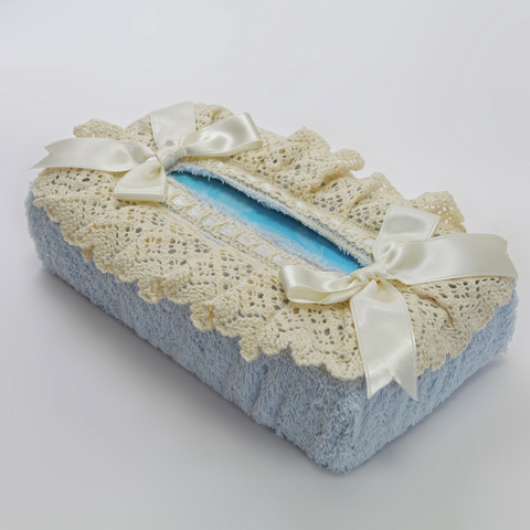 Салфетница для бумажных полотенец 12х24 Old Florence Rombetti голубая