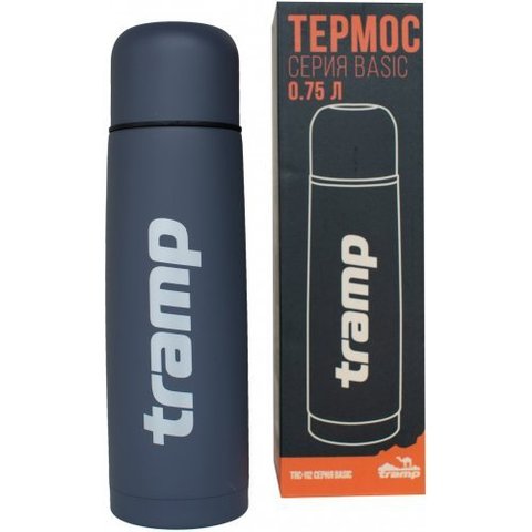 Термос 0,75 л. Tramp TRC-112 (серый) (Тум) (37790)