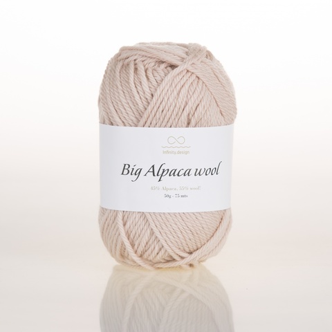 Пряжа Infinity Big Alpaca Wool 2521 песок