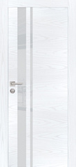 Дверь PX-16 AL кромка с 2-х ст. / Цвет Дуб скай белый / лунный лакобель / Двери PROFILO PORTE