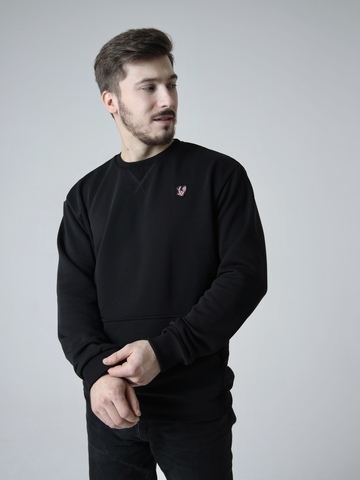 Свитшот с нашивкой «Красный олень»