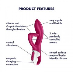 Вибратор-кролик Embrace me berry Satisfyer