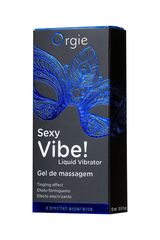 Гель для массажа ORGIE Sexy Vibe Liquid Vibrator с эффектом вибрации - 15 мл. - 