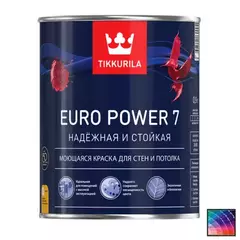 КРАСКА ВОДНО-ДИСПЕРСИОННАЯ TIKKURILA EURO POWER 7 (0,9 л)