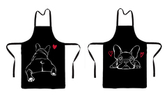 Фартук Двусторонний "Французский бульдог - любовь"