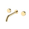 Boheme 152-2-G.4 Смеситель из стены STICK SPIRALE на 3 отв. GOLD