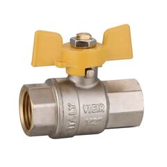 ViEiR шаровой кран для газа ВР-ВР бабочка 1" (VRQ210-03)