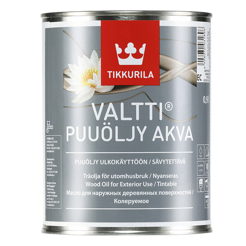 Tikkurila Valtti Akva/Тиккурила Валтти Аква водоразбавляемое масло для защиты дерева