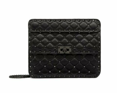 Сумка женская Valentino Rockstud Spike Medium черный