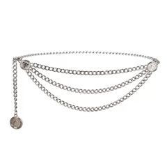 Пояс - цепочка в цвете серебро