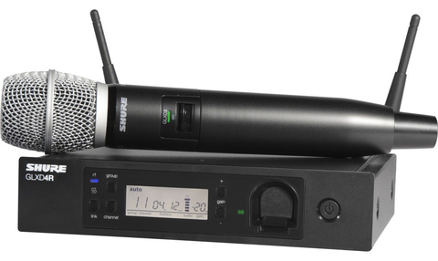 SHURE GLXD24RE/SM86 Z2 2.4 GHz рэковая цифровая радиосистема GLXD Advanced с ручным передатчиком SM86