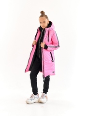 Пальто для девочки Спорт розовый