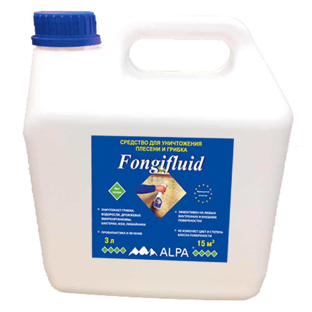 Пропитка декоративная для защиты древесины Alpa Fongifluid 3 л – купить ...