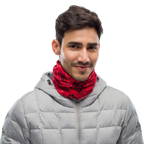 Картинка бандана-труба Buff original Cashmere Red - 4