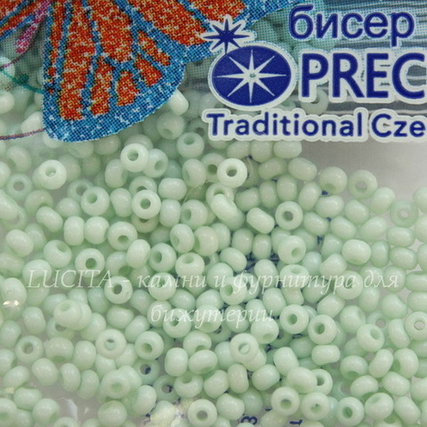 03262 Бисер 10/0 Preciosa Мел Соль-гель светло-мятный
