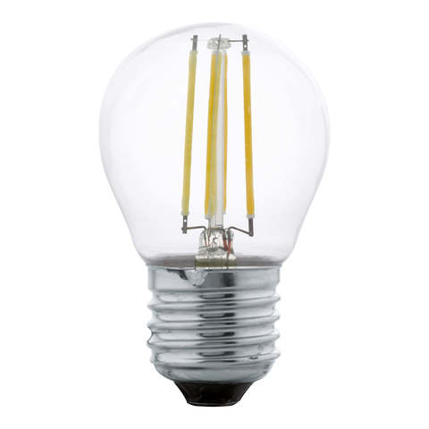 Лампа LED филаментная прозрачная Eglo CLEAR LM-LED-E27 4W 470Lm 2700K G45 11762