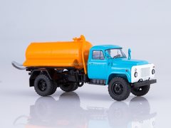 GAZ-53A Cesspool truck ANM-53 blue-orange 1:43 Start Scale Models (SSM)