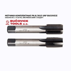 Метчик №5 -44-UNF (Комплект 2шт) PN8/3015 115CrV3 48мм a=2,5 Bucovice(CzTool) 116005