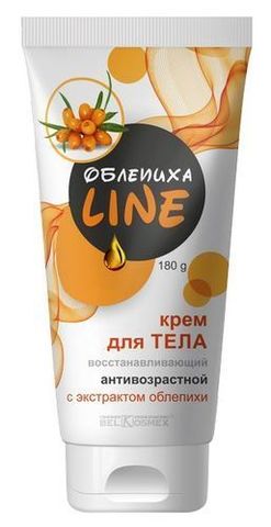 BelKosmex Облепиха LINE Крем для тела восстанавливающий антивозрастной 180г