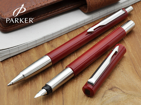 Parker Vector - Standart Red, перьевая ручка, F