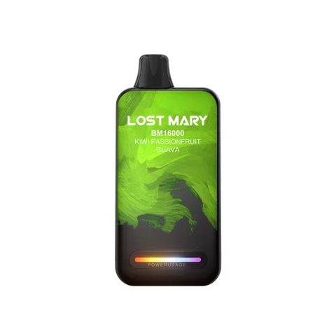 Одноразовый LOST MARY BM16000 - Киви Маракуйя Гуава до 16000 затяжек