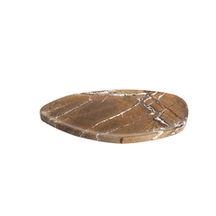 Чаша Shaped stone plate-coffee color