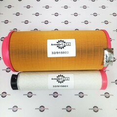 Фильтр воздушный (Комплект, Perkins) | 32/915801 + 32/915802 | Shengnuo